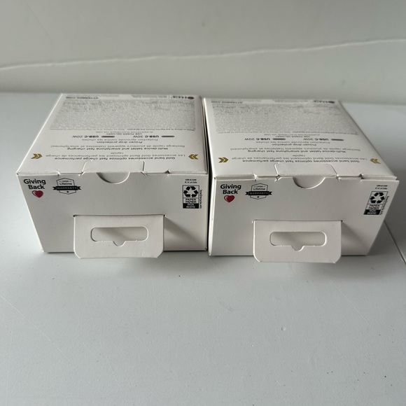 2OtterBox Black Shimmer 20W + 30W Fast Charge Duel Port USB-C Wall Power Charger - Picture 2 of 5